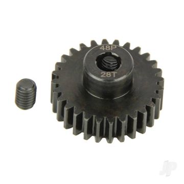 Radient Pinion Gear, 48P, Steel 28T 