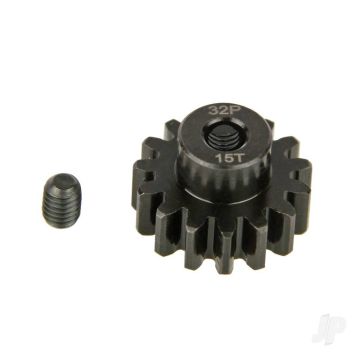Radient Pinion Gear, 32P, Steel 15T 