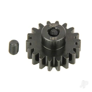 Radient Pinion Gear, 32P, Steel 18T 
