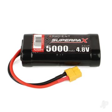 Radient NiMH 4.8V 5000mAh SC Flat, XT60