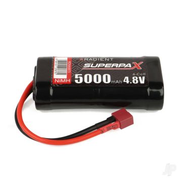 Radient NiMH 4.8V 5000mAh SC Flat, Deans (HCT)