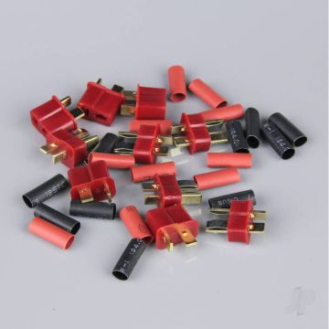 Radient Deans Pairs including Heat Shrink (5 pcs) 