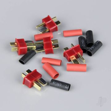 Radient Deans Male including Heat Shrink (ESC End) (5 pcs) 