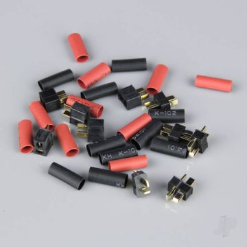 Radient Mini Deans Pairs including Heat Shrink (5 pcs) 