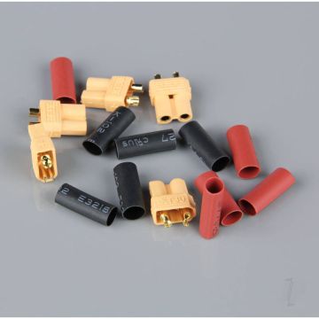 Radient XT30 Female (Battery End) including Heat Shrink (5 pcs) 