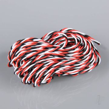 Radient Futaba HD Twisted Servo Cable (without Connector) 10m 