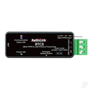RadioLink RTC8 SBUS PPM to CAN Protocol Encoder