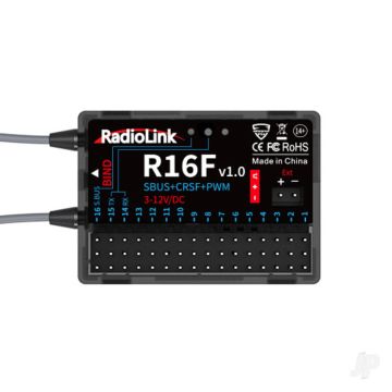 RadioLink R16F 2.4GHz 16-channel (PWM) with SBUS Receiver