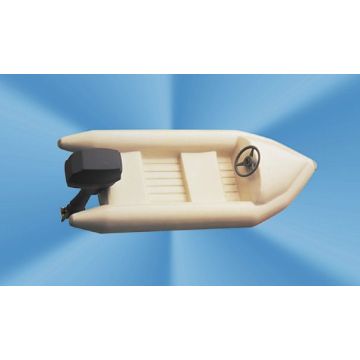 Resin Inflatable Dinghy Type W3 with Dummy Outboard Motor 1:25 Scale
