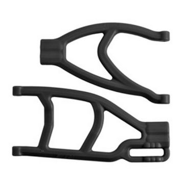 RPM Extended Left Rear Suspension A-Arms (Black) fits Traxxas Summit/Revo