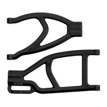 RPM Extended Right Rear Suspension A-Arms (Black) fits Traxxas Summit/Revo