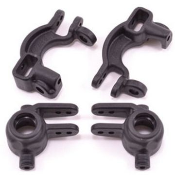RPM Caster and Steering Blocks (Black) fits Traxxas Slash/Stampede 4x4