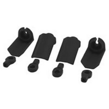 RPM Shock Shaft Guards (Black) fits Traxxas 1/10th Scale Shocks