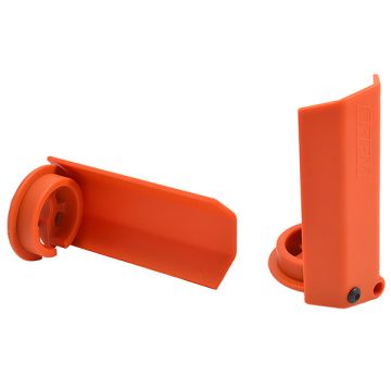RPM Shock Shaft Guards for Traxxas X-Maxx - Orange