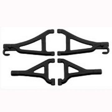 RPM Front Suspension A-Arms (Black) fits Traxxas 1/16th E-Revo