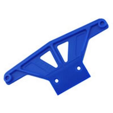 RPM Wide Front Bumper (Blue) fits Traxxas Rustler/Stampede