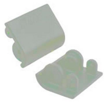 RPM HPI Baja 5b Replacement Shock Skid Plates (2) - Dyeable White