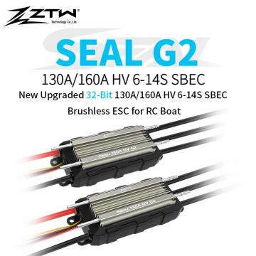 ZTW Seal 160A HV SBEC G2 Marine Boat Waterproof ESC 6-14S LiPo