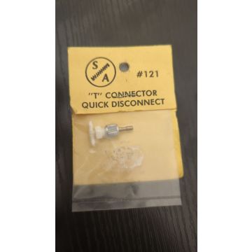 Spring Air Products #121 T Connector Quick Disconnect for RC Pneumatic Retracts