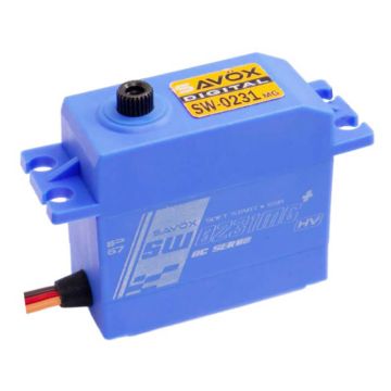 Savox Waterproof Digital Servo 15kg/0.17s@6v - Plus
