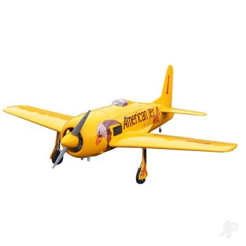 Seagull Grumman F8F-2 Bearcat (33-45cc) 1.83m / 71in RC Plane - Yellow