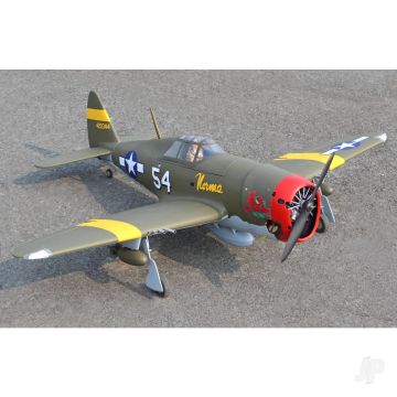 Seagull P-47D, Little Bunny MkII (10cc) 1.39m / 55in RC Plane w/Electric Retracts