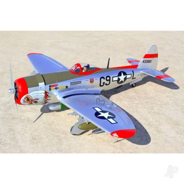 Seagull P-47 Thunderbolt, Chief Ski-U-Mah II (30-38cc) 1.77m / 70in (71in) w/Retracts