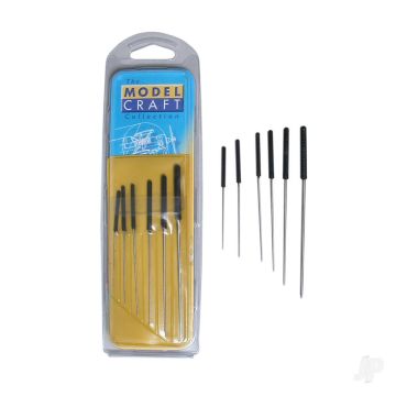 Modelcraft Smoothing Broach Set 0.6-2.0mm (PBR2202)