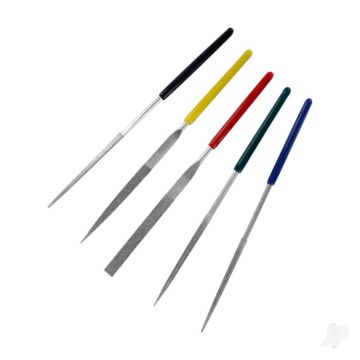 Modelcraft Diamond Needle Files (Set of 5) (PFL6007)