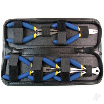 Modelcraft 5pc Mini Plier Set & Case (PPL6000)