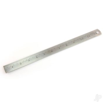 Modelcraft 12” (300mm) Steel Rule (Flexi) (PRU1012)