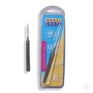 Modelcraft A2 Stainless Steel Tweezers (PTW2185/2A)