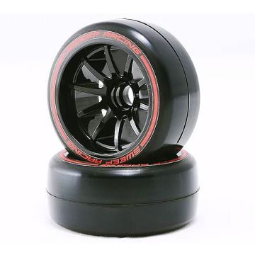 Sweep 1/10 F1 RC Car - Pre-Glued Wheels & Tyres (2) - Front Soft Slick