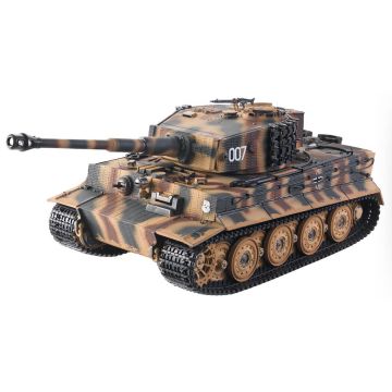 Taigen 1/24 Tiger 1 RC Tank w/IR Battle System, Sound & Vibration - Late Camo