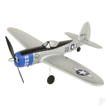 Top RC Hobby P-47 Thunderbolt RTF Ready-To-Fly RC Model Plane (400mm) (Mode 1)