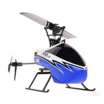 Twister Ninja 250 RC Helicopter w/Pilot Assist+Stabilisation+Altitude Hold -Blue