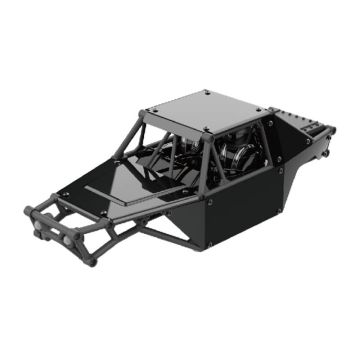 UDI RC UCX24 Body Assembly With Lights Black