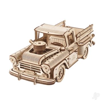 UGears Lumberjack 50’s American Pickup Mechanical Wood Construction Kit