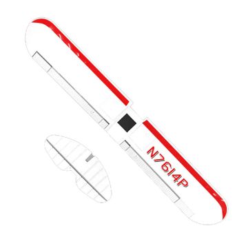 Volantex Main Wing And Tail (761-04 Sport Cub 500)