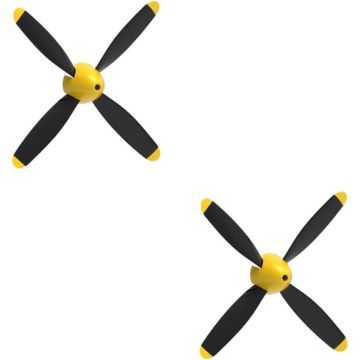 Volantex Propeller Full Set 4 Blade 2 Set Prop Saver Shaft
