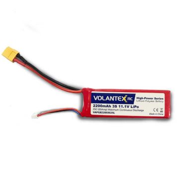 Volantex 11.1v 3S 2200mah Lipo Battery XT60 Plug for SR65 Brushless Race Boat