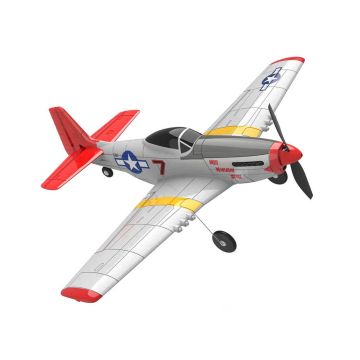 VOLANTEX P-51D MUSTANG V2 RED 4CH 400MM BRUSHED W/GYRO RTF