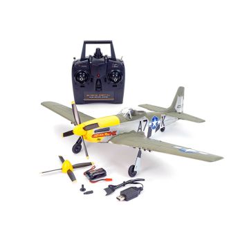 Volantex P-51D Mustang (500mm) RTF Brushless RC Plane w/Gyro