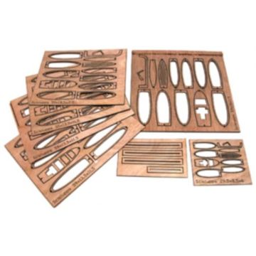 Mantua Wooden Lifeboat Set for H.M.S Victory Scale 1:200