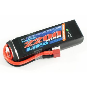 Voltz 2200mAh 3S 11.1v 30C LiPo RC Battery w/Deans Connector Plug
