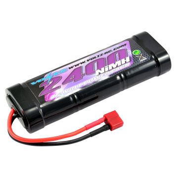 Voltz 2400mAh 7.2v NiMH RC Car Battery Stick Pack w/Deans T Connector
