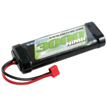 Voltz 3000mAh 7.2v NiMH RC Car Battery Stick Pack w/Deans T Connector