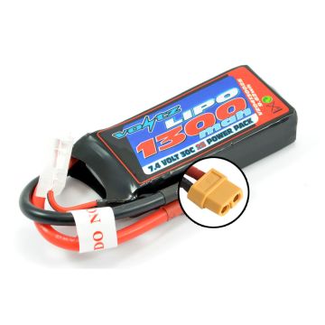 Voltz 1300mAh 3S 11.1V 30C LiPo RC Battery w/XT60 Connector Plug