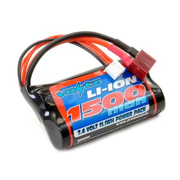 Voltz LiIon 7.4V 1500MAH Battery w/Deans Connector - FTX Vortex Havok Glader