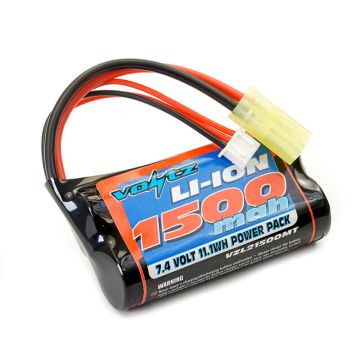 Voltz LiIon 7.4V 1500MAH Battery w/Mini Tamiya Connector - FTX Ravine Buzzsaw